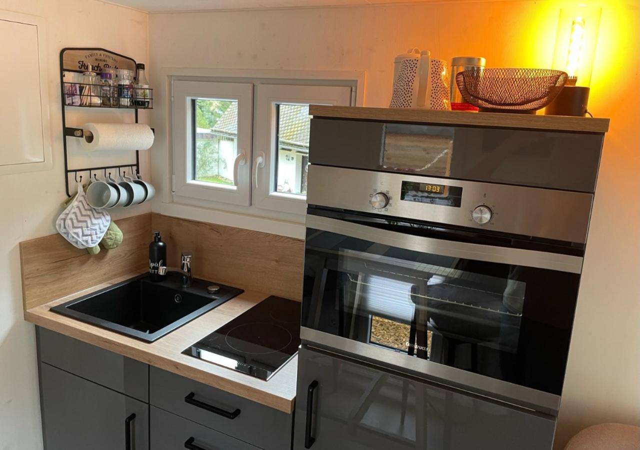Tiny House Klitzeklein Am Waldrand Von Elpe Villa Olsberg Dış mekan fotoğraf