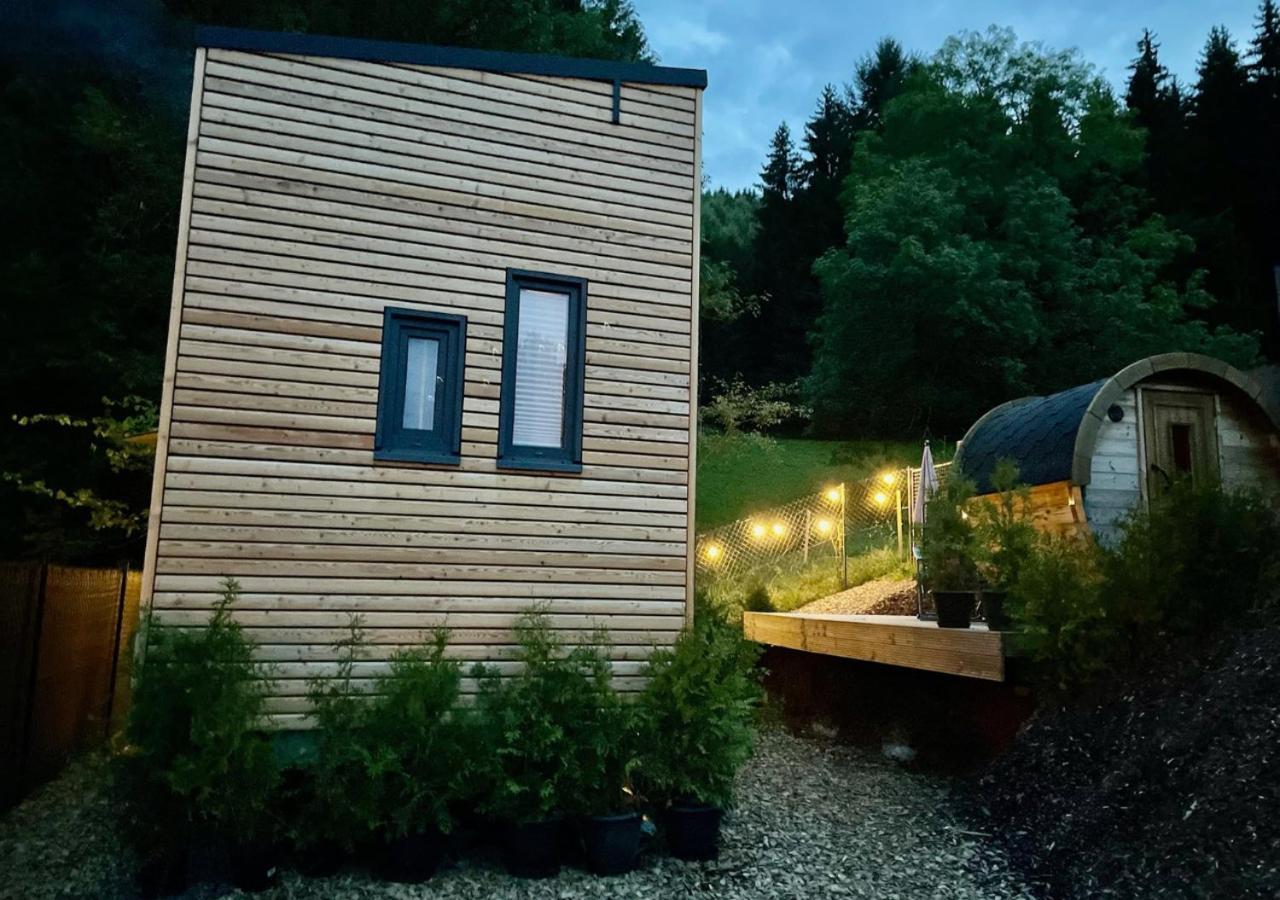 Tiny House Klitzeklein Am Waldrand Von Elpe Villa Olsberg Dış mekan fotoğraf